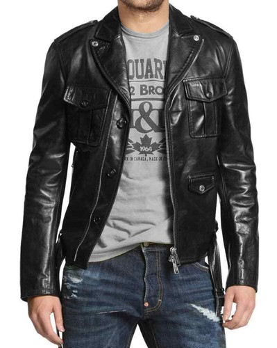 Veste moto cuir d - de,