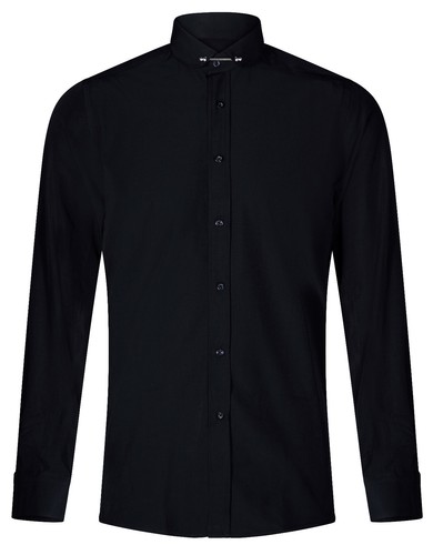 Hommes club col - club, noir